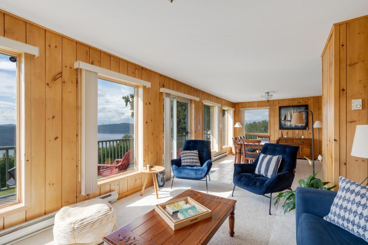 Montfjord - Chalets, Vue Spectaculaire Et Spa. Chantafjord #4 Sacre-Coeur エクステリア 写真